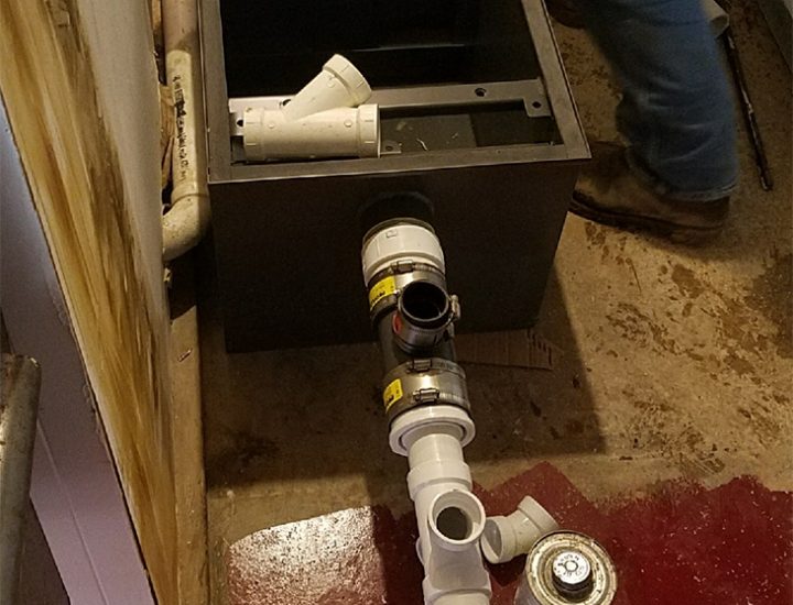 New Grease Trap Install